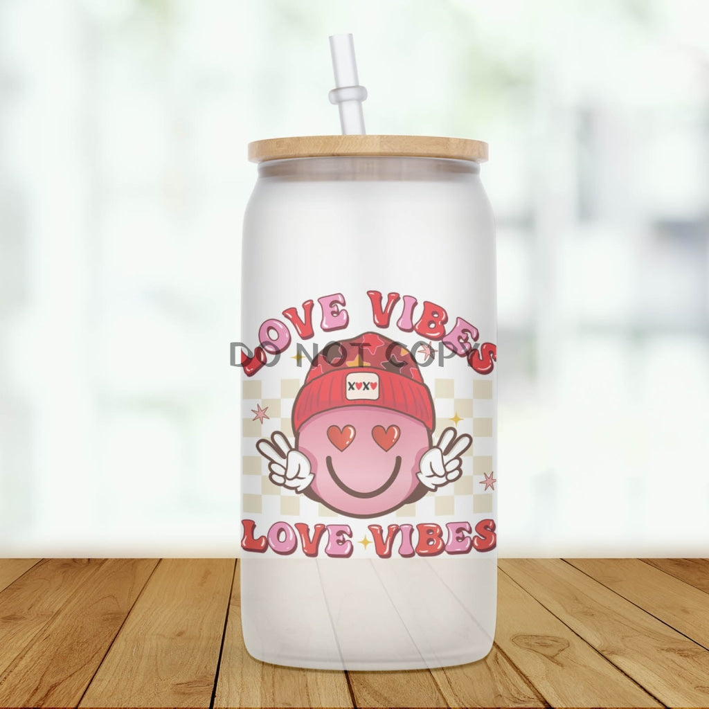 Love Vibes Glass Can