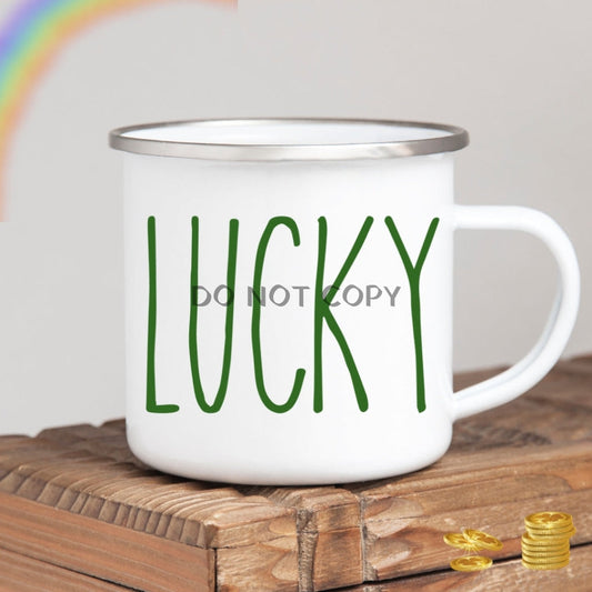 Lucky Enamel Mug Mug