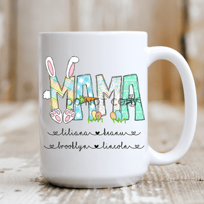 Mama Custom Easter Ceramic Mug 15Oz Mug