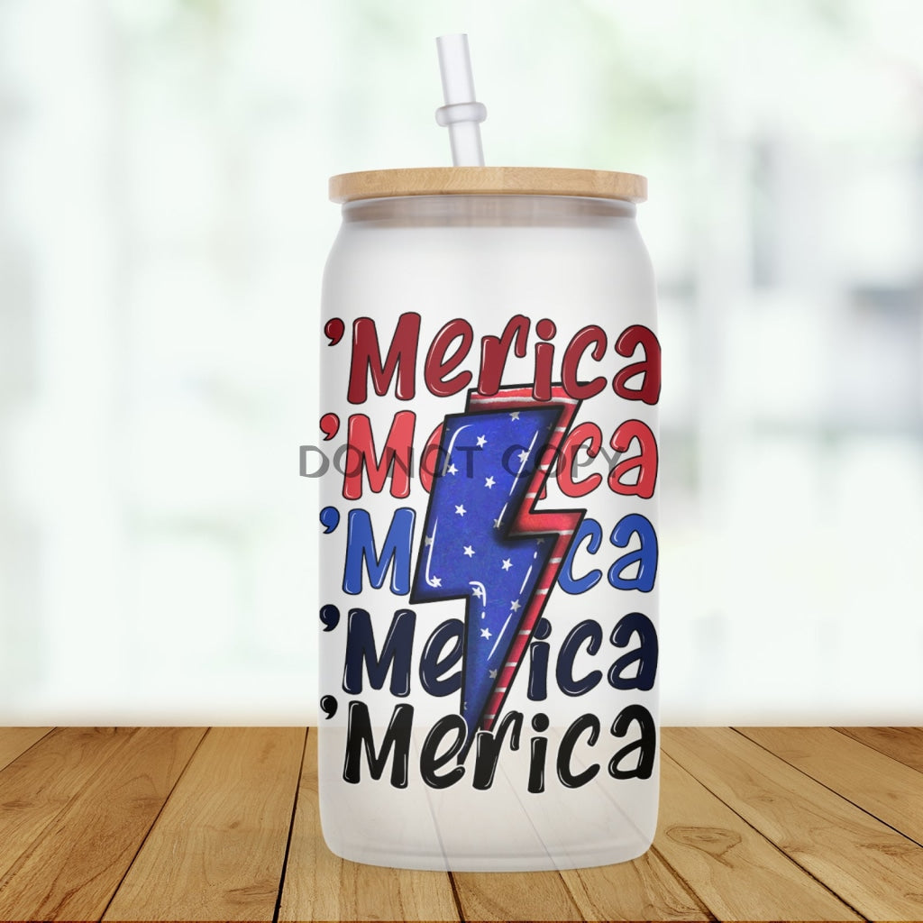 Merica Glass Can