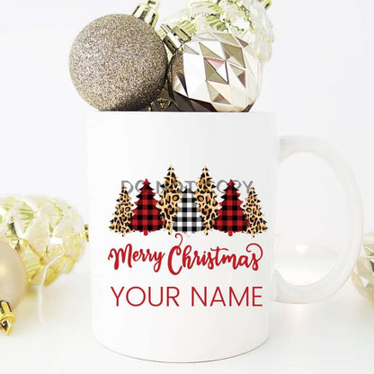 Merry Christmas Trees 2 Ceramic Mug 11Oz Mug