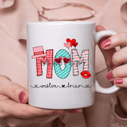 Mom Custom Valentine Ceramic Mug 11Oz Mug