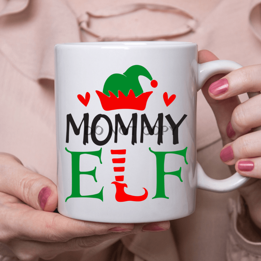 Mommy Elf Ceramic Mug 11Oz Mug